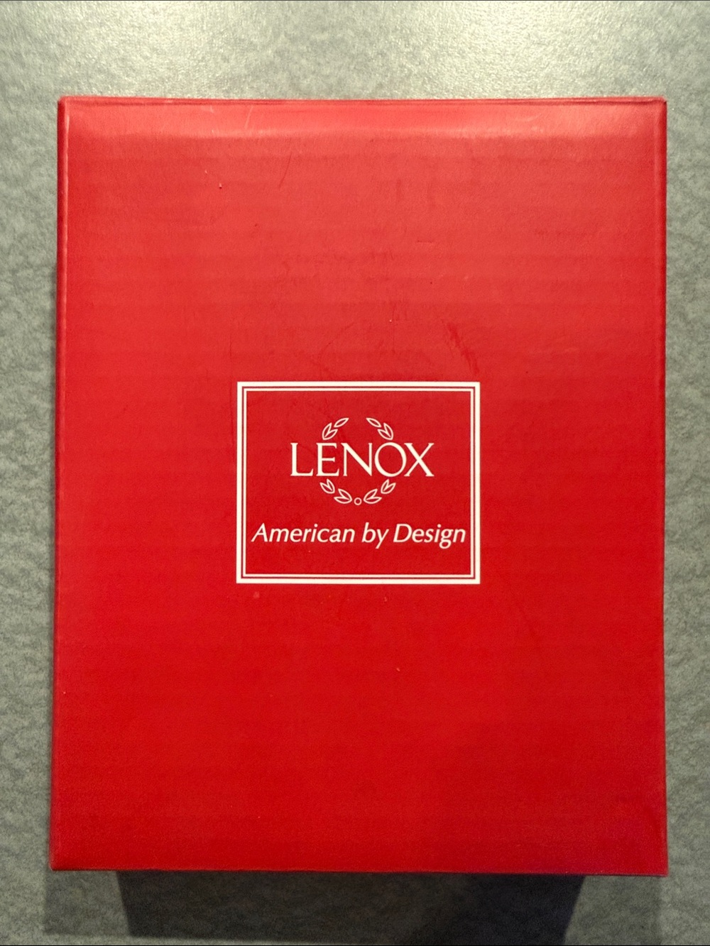 Lenox Red Holiday Ornament Gift Box